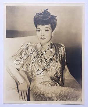 Secretarily Autographed Photo Signed by Nell Reagan