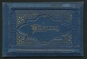 Leporello-Album Berlin, mit 14 Lithographie-Ansichten, Synagoge, Stadtschloss, Rathaus, verzierte...