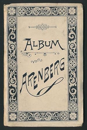 Leporello-Album Arenberg, mit 18 Lithographie-Ansichten, Kirche Aussen -, Innenansicht, Haus Naza...