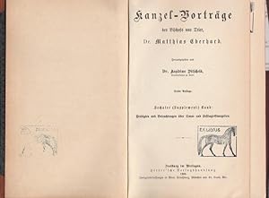 Seller image for Kanzel - Vortrge des Bischofs von Trier. Hrsg. von Argidius Ditscheid. Band VI.(Supplement) : Predigten und Betrachtungen ber Sonn-und Festtags-Evangelien. for sale by Ant. Abrechnungs- und Forstservice ISHGW