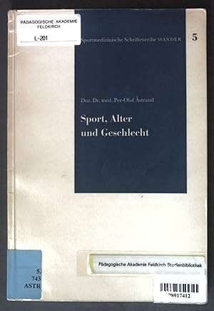 Seller image for Sport, Alter und Geschlecht; for sale by books4less (Versandantiquariat Petra Gros GmbH & Co. KG)