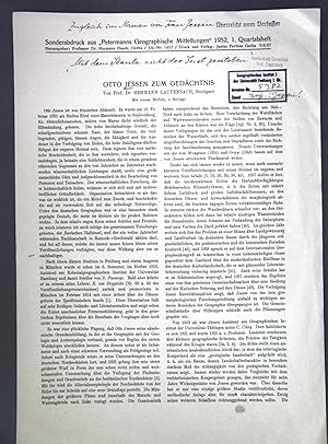 Bild des Verkufers fr Otto Jessen zum Gedchtnis; zum Verkauf von books4less (Versandantiquariat Petra Gros GmbH & Co. KG)