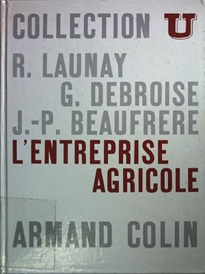 Seller image for L'entreprise agricole: Analyse, diagnostic, prvision. for sale by books4less (Versandantiquariat Petra Gros GmbH & Co. KG)