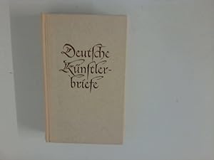 Seller image for Deutsche Knstlerbriefe des 19. Jahrhunderts: Briefe, Tagebuchbltter, Bekenntnisse for sale by ANTIQUARIAT FRDEBUCH Inh.Michael Simon