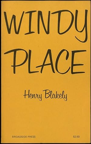 Seller image for Windy Place for sale by Between the Covers-Rare Books, Inc. ABAA