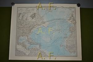 Imagen del vendedor de Nord-Atlantischer Ocean, Stieler's Hand-Atlas No. 12, 1 : 1.500.000 (ca. 48 x 39 cm) a la venta por Antiquarische Fundgrube e.U.