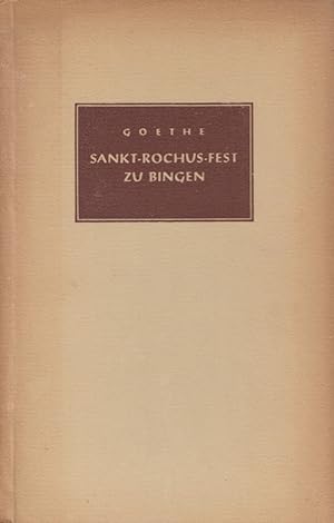 Bild des Verkufers fr Sankt-Rochus-Fest zu Bingen. Mit e. Nachw. v. Franz Tumler. Federzeichngn v. Alois Dorn zum Verkauf von Versandantiquariat Nussbaum