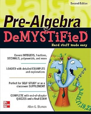 Seller image for Pre-Algebra Demystified (Paperback or Softback) for sale by BargainBookStores