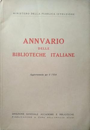 Annuario delle Biblioteche Italiane.