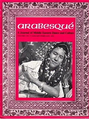 Seller image for ARABESQUE: A JOURNAL OF MIDDLE EASTERN DANCE AND CULTURE, VOL. I, NO. V, JAN.-FEB. 1976 for sale by By The Way Books