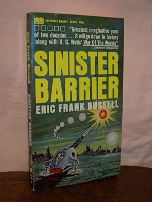 Seller image for SINISTER BARRIER for sale by Robert Gavora, Fine & Rare Books, ABAA