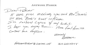 Seller image for Autographed Note for sale by The Ridge Books