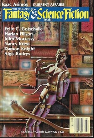 Imagen del vendedor de The Magazine of FANTASY AND SCIENCE FICTION (F&SF): March, Mar. 1985 a la venta por Books from the Crypt
