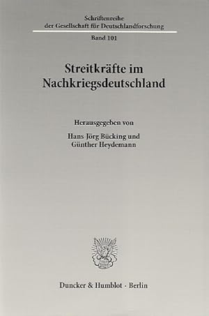 Seller image for Streitkrfte im Nachkriegsdeutschland. Schriftenreihe der Gesellschaft fr Deutschlandforschung ; Bd. 101. for sale by Fundus-Online GbR Borkert Schwarz Zerfa