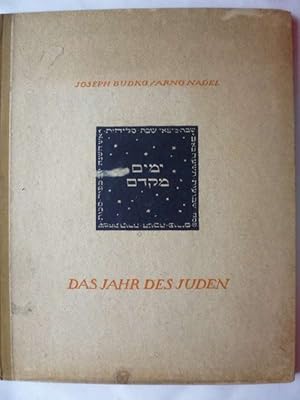 Imagen del vendedor de Das Jahr des Juden. Zwlf Gedichte zu zwlf Radierungen. a la venta por Ostritzer Antiquariat