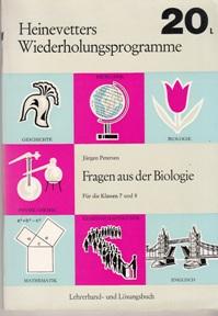 Bild des Verkufers fr Heinevetters Wiederholungsprogramme, Band 20: Fragen aus der Biologie. zum Verkauf von Buchversand Joachim Neumann