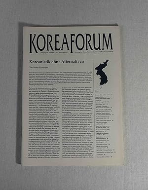 Bild des Verkufers fr Korea Forum, Jahrgang XII (Nummer 1/02): Koreanistik ohne Alternativen. zum Verkauf von Versandantiquariat Waffel-Schrder