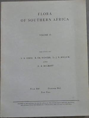 Image du vendeur pour Flora Of Southern Africa Volume 13 Only mis en vente par Chapter 1