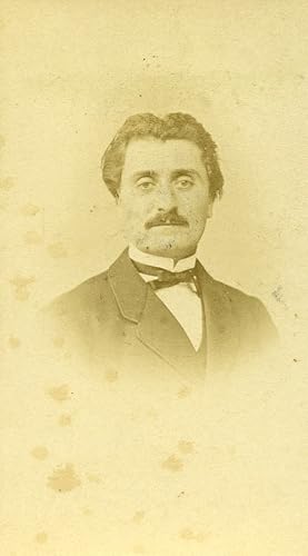 Imagen del vendedor de France Paris Man Moustache Old CDV Photo Nadar 1870 a la venta por Bits of Our Past Ltd