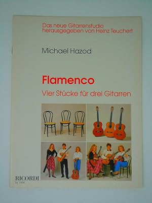 Bild des Verkufers fr Flamenco - Vier St?cke f?r drei Gitarren zum Verkauf von Antiquariat Hans Wger