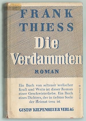 Die Verdammten. Roman.