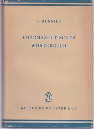 Pharmazeutisches Wörterbuch. Mit 87 Textabbildungen. Vom Verfasser gewidmetes Exemplar