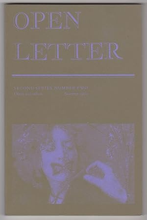 Image du vendeur pour Open Letter, Second Series, Number 2 (2/2, "Olson and Others," Summer 1972) - includes two pieces on Charles Olson mis en vente par Philip Smith, Bookseller