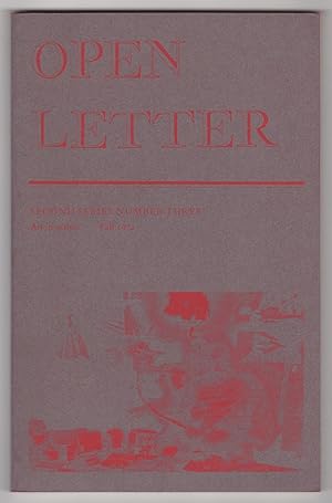 Immagine del venditore per Open Letter, Second Series, Number 3 (2/3, "Art 'n Action," Fall 1972) venduto da Philip Smith, Bookseller