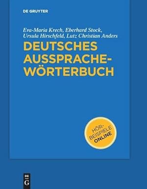 Imagen del vendedor de Deutsches Aussprachewrterbuch a la venta por BuchWeltWeit Ludwig Meier e.K.