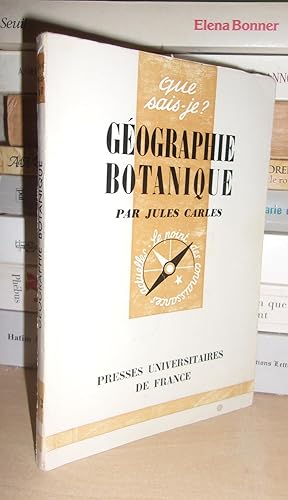 Seller image for GEOGRAPHIE BOTANIQUE : Etude De La Vgtation for sale by Planet's books