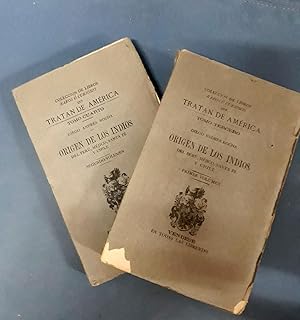 Imagen del vendedor de TRATADO NICO Y SINGULAR DEL ORIGEN DE LOS INDIOS del Per, Mjico, Santa Fe y Chile. I y II. Completo. a la venta por Itziar Arranz Libros & Dribaslibros