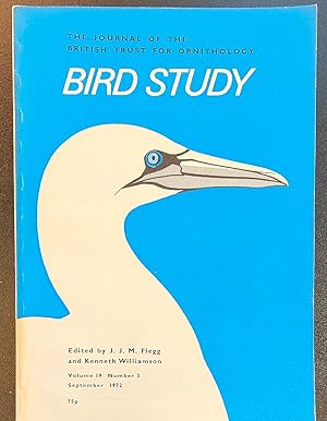 Seller image for Bird Study the Journal of the British Trust for Ornithology Volume 19 Number 3 September 1972 / D A Ratcliffe "Peregrines" / M P Harris "Manx Shearwaters" for sale by Shore Books