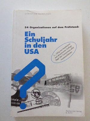 Seller image for Ein Schuljahr in den USA. 54 Organisationen auf dem Prfstand. TB for sale by Deichkieker Bcherkiste