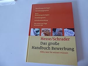 Seller image for Das groe Handbuch Bewerbung. Alles, was Sie wissen mssen. Hardcover for sale by Deichkieker Bcherkiste
