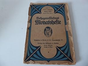 Imagen del vendedor de Velhagen & Klasings Monatshefte. Heft 7 XXVII. Jahrgang - Mrz 1913 (Zweiter Band Heft 8) a la venta por Deichkieker Bcherkiste