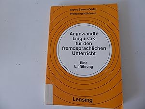 Seller image for Angewandte Linguistik fr den fremdsprachlichen Unterricht. Eine Einfhrung. Softcover for sale by Deichkieker Bcherkiste