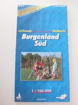 Image du vendeur pour Burgenland Sd. Cyclemap Radkarte 1:100.000. Faltkarte mis en vente par Deichkieker Bcherkiste
