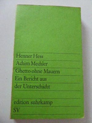 Seller image for Ghetto ohne Mauern. Ein Bericht aus der Unterschicht. TB for sale by Deichkieker Bcherkiste