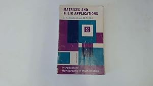 Imagen del vendedor de Matrices and Their Applications (Introductory monographs in mathematics) a la venta por Goldstone Rare Books