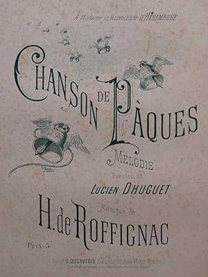 Image du vendeur pour DE ROFFIGNAC H. Chanson de Pques Chant Piano mis en vente par partitions-anciennes