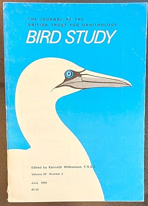 Seller image for Bird Study the Journal of the British Trust for Ornithology Volume 23 Number 2 June 1976 / D A Ratcliffe "the Golden Plover" / David and Barbara Snow "Moult of the Lapwing" / F C Gribble "Black-headed Gulls" for sale by Shore Books