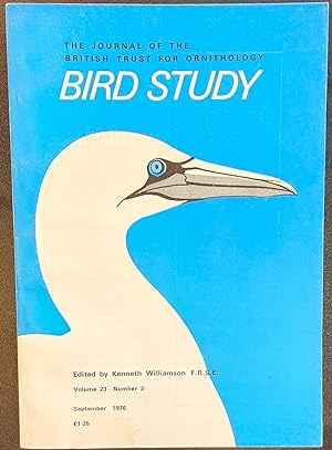 Image du vendeur pour Bird Study the Journal of the British Trust for Ornithology Volume 23 Number 3 September 1976 mis en vente par Shore Books