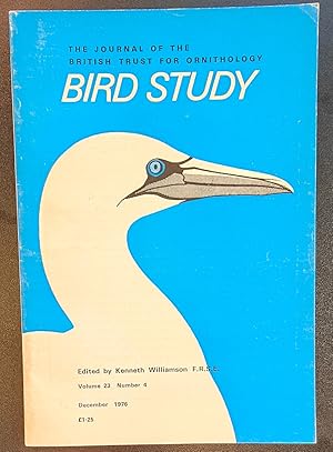 Image du vendeur pour Bird Study the Journal of the British Trust for Ornithology Volume 23 Number 4 December 1976 mis en vente par Shore Books