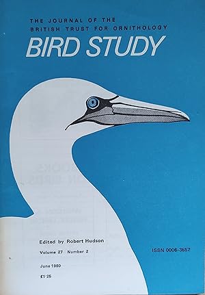 Image du vendeur pour Bird Study the Journal of the British Trust for Ornithology Volume 27 Number 2 June 1980 mis en vente par Shore Books