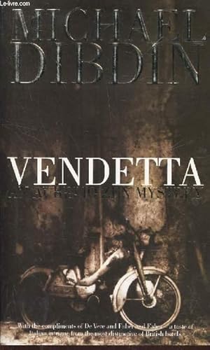 Seller image for VENDETTA AN AURELIO ZEN MYSTERY. for sale by Le-Livre