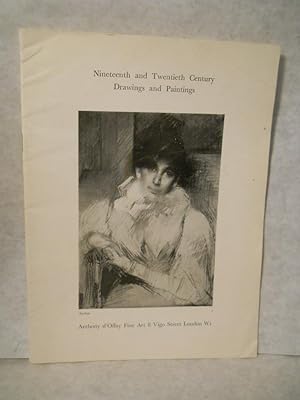 Seller image for Nineteenth and Twentieth Century Drawings and Paintings. Catalogue Five for sale by Gil's Book Loft
