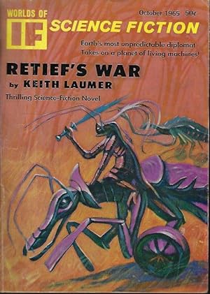 Image du vendeur pour IF Worlds of Science Fiction: October, Oct. 1965 ("Skylark DuQuesne";"Retief's War") mis en vente par Books from the Crypt