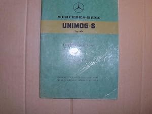 Mercedes Benz - UNIMOG -S Typ 404 mit dem 2,2 I D-B Benzinmotor 80 PS (DIN) - Betriebsanleitung [...