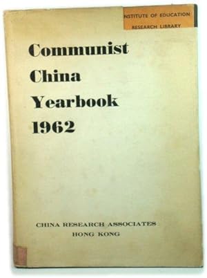 Bild des Verkufers fr Communist China Yearbook 1962 zum Verkauf von PsychoBabel & Skoob Books