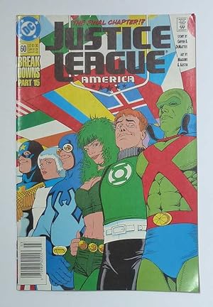 Bild des Verkufers fr Justice League America #60 (1992) zum Verkauf von Maynard & Bradley
